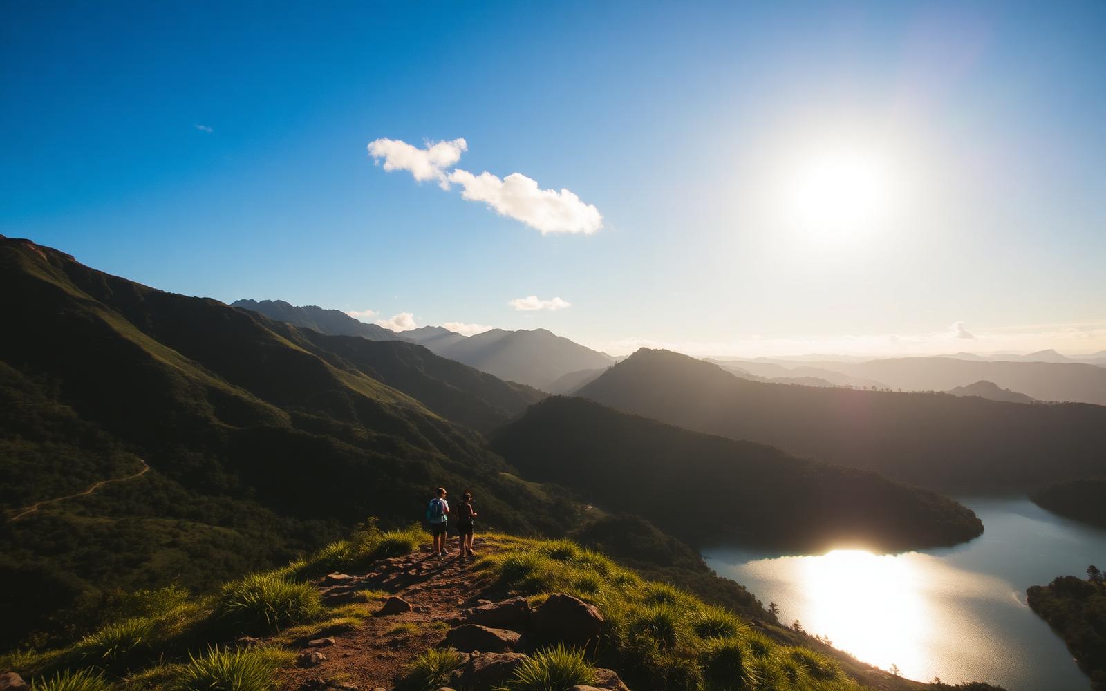Paisaje colombiano durante una salida de un día